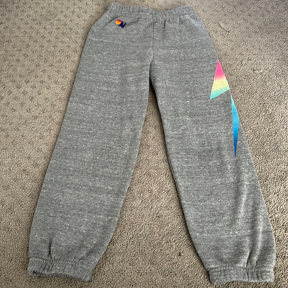 NWT AVIATOR NATION KIDS SWEAT PANTS SIZE 8